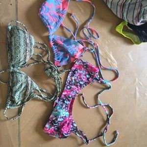 3 Bikini tops bundle girl’s large